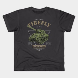 Sherman Firefly Tank Kids T-Shirt